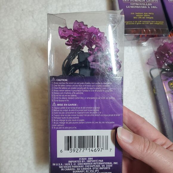 Halloween String Light Bundle Pumpkins Bats Skulls LED NEW Lighting Decor - Picture 11 of 12